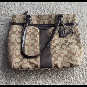 Brown Shoulder Coach Purse
